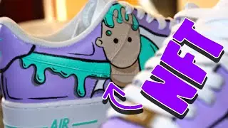 Creating custom NFT sneakers worth $600+ #short