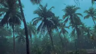A Rainy Day In Majali Beach Resort