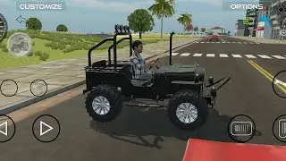 Jeep car nishu deshwal touching king modified trectar touching king #gaming #video 