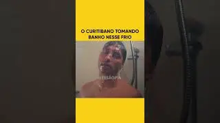 O Curitibano tomando banho nesse frio #curitiba #curitibaparana #curitibaturismo #curitibalover