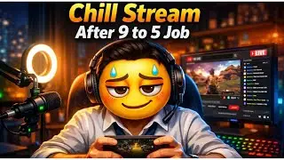 Just chilling after 9 to 5 JOB| #day33 of reaching 1K subs Challenge #bgmi #live