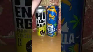 НОВАЯ ГОРИЛЛА ПРОТИВ МОЕГО ЛЮБИМОГО ЭНЕРГЕТИКА / GORILLA MANGO COCONUT VS HI ENERGY / СРАВНЕНИЕ