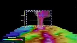Detailed 3D Presentation of Geophysical/Geological Model