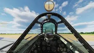 DCS WW2 serveur 4YA posé à Benny sur Mer Spitfire clipped wing