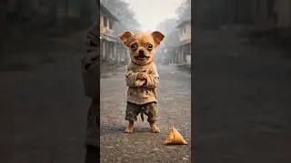 He Stole a Samosa&hellip; Then This Happened 😭🐶 From Stealing Food to Feeding Others 🥺#emotionalstory #sad
