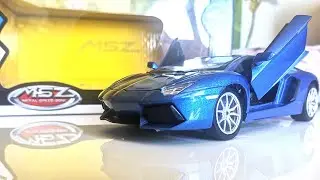 MSZ diecast Lamborghini AVENTADOR coupe  scale model 1/24 1:24 hobby collection review