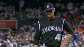 COL@NYM: Oberg avoids trouble, strands two runners