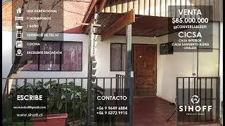 SIHOFF Vende Casa Interior en Calle Sargento Aldea. Chill&aacute;n