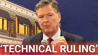 Trump administration disagrees with &lsquo;technical ruling&rsquo; allowing James Comey's case to be thrown out