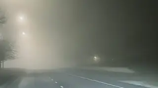 Driving through clouds 