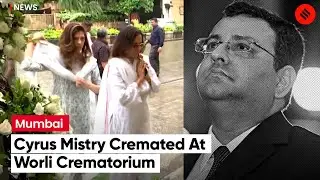 People Gather in Mumbai For Cyrus Mistry's Last Rituals.