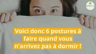 Insomnie&nbsp;: 6 positions de yoga pour stimuler le sommeil