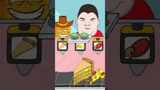 Choose Pizza vs Hamburger : Nikocado Avocado and Gegagedigedagedago Nuggets  are competing
