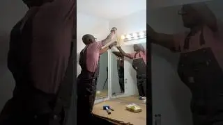 How to Remove a Giant Bathroom Mirror Without Breaking It! | DIY Shims Hack!