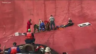 Final crew member rescued from crashed cargo ship, Coast Guard says