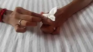 How to make rabbit using clothes🤩