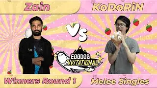 Zain (Marth) vs KoDoRiN (Marth) - Eggdog Invitational 2024 - Melee Singles: Winners R1
