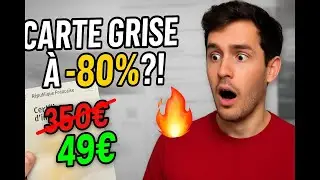 Comment payer sa carte grise moins cher