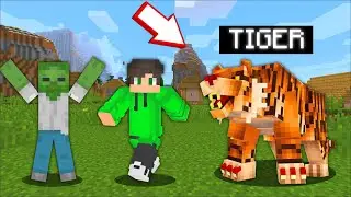 NEW Animal Bike Mod! HOW Zombie Family RIDE ALL ANIMALS In Minecraft!