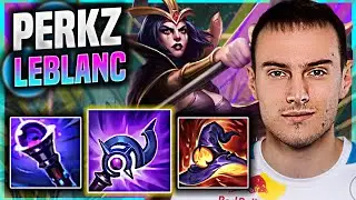 PERKZ TRAINING SOME LEBLANC! - C9 Perkz Plays LeBlanc MID vs Rumble! | Challenger TV