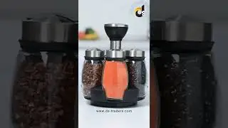 Rotating Spice Jar Rack | DS Traders