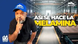 Así se fabrica la melamina que usas en tus muebles 😱 | Visitamos una fábrica en México