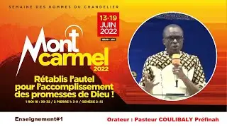 Mont Carmel 2022 - Enseignement 1