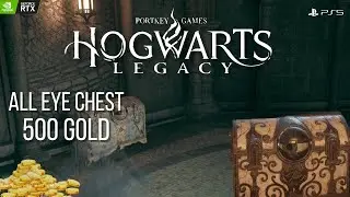 ALL Eye Chest Locations in Hogwarts Legacy 💰 500 Gold Each | Easy Money Guide#hogwartslegacy #money