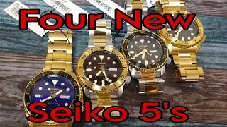 Четыре совершенно новых модели Seiko 5 SRPK18, 20, 22 и 24