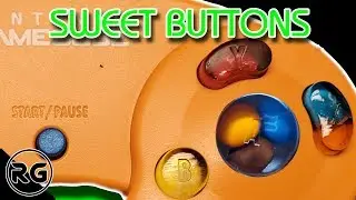 Gamecube Controller Mod - Halloween Candy Buttons