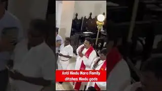 Anti Hindu Nara Family ditches Hindu Gods and goes to church #shorts #chandrababu #narabrahmani