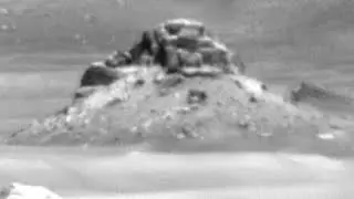 Exposed Ruin on Mars