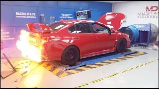 Subaru STI Dyno Arashi Turbo G25-660 - Flame Thrower Tune برمجة سوبارو