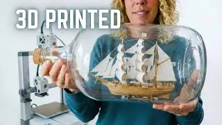 Можно ли напечатать на 3D-принтере корабль в бутылке?