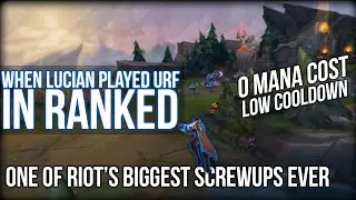 When Lucian Broke League of Legends... 6 Years Later | URF in Solo Queue