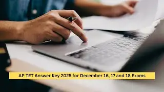 APTET Answer Key 2025 Releasing Today for Subjects Conducted on December 16, 17 and 18