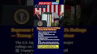 Supreme Court Sets Jan 14 Rulings | Trump Tariffs Still Undecided#SupremeCourt#USNews#TrumpTariffs
