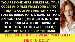 Boss Told Me To Delete All Codes And Files, So I Did Exactly That And Triggered His Compliance Trap