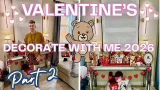 TEDDY BEAR TAKEOVER! 🧸💕 VALENTINE&rsquo;S DECOR PART 2 | CONSOLE TABLE GLOW-UP