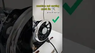 Sewing machine not moving quick fix ✅ #sewingmachinerepair #silaimachineproblem #tailoring