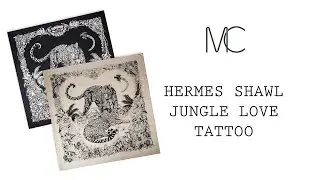 Hermes Shawl / Scarf Jungle Love Tattoo &bull; MIGHTYCHIC &bull;