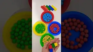 color cute ball 🔵🔴🟢🟠#foryou #cutebaby #satisfying # asmr