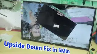 How to fix Mirror problem after install new panel in led tv