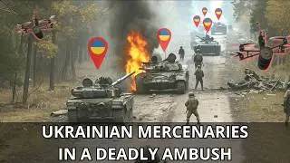 Relentless Drone Attack on Ukrainian Soldiers. Ukrainian Mercenaries in a Deadly Ambush
