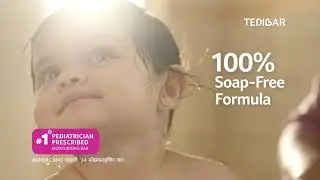 Tedibar #1* Pediatrician Prescribed Moisturising Bar | With 100% Soap-Free Formula | Hindi | 30 Sec