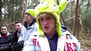 Logan Paul's Reaction inside the suicide Forest - Deleted Footage -