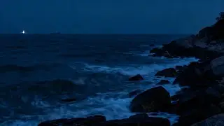 Doctors Recommend Ocean Waves for Deep Sleep | Dark Screen Night Ocean Sounds