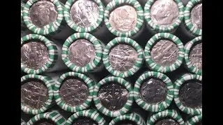 Coin Roll Hunting Dimes.....So Many Canadians.