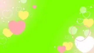 Love Greenscreen Effects HD | Heart Particles Template | Free