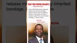 I release myself from inherited bondage || pray this prayer with Dr. DK olukoya #shorts